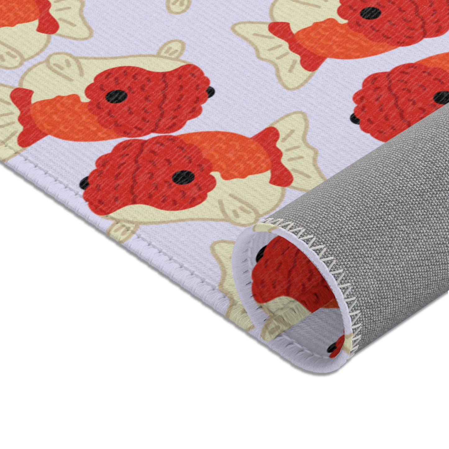 Lavender Chubby Goldfish Rug