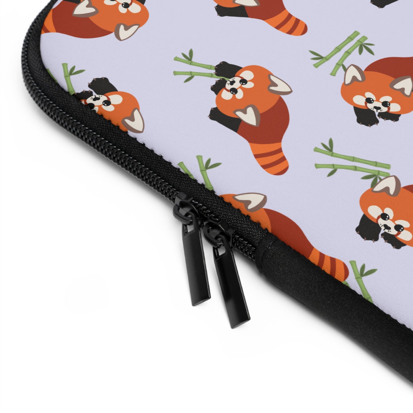 Lavender Red Panda Laptop Sleeve