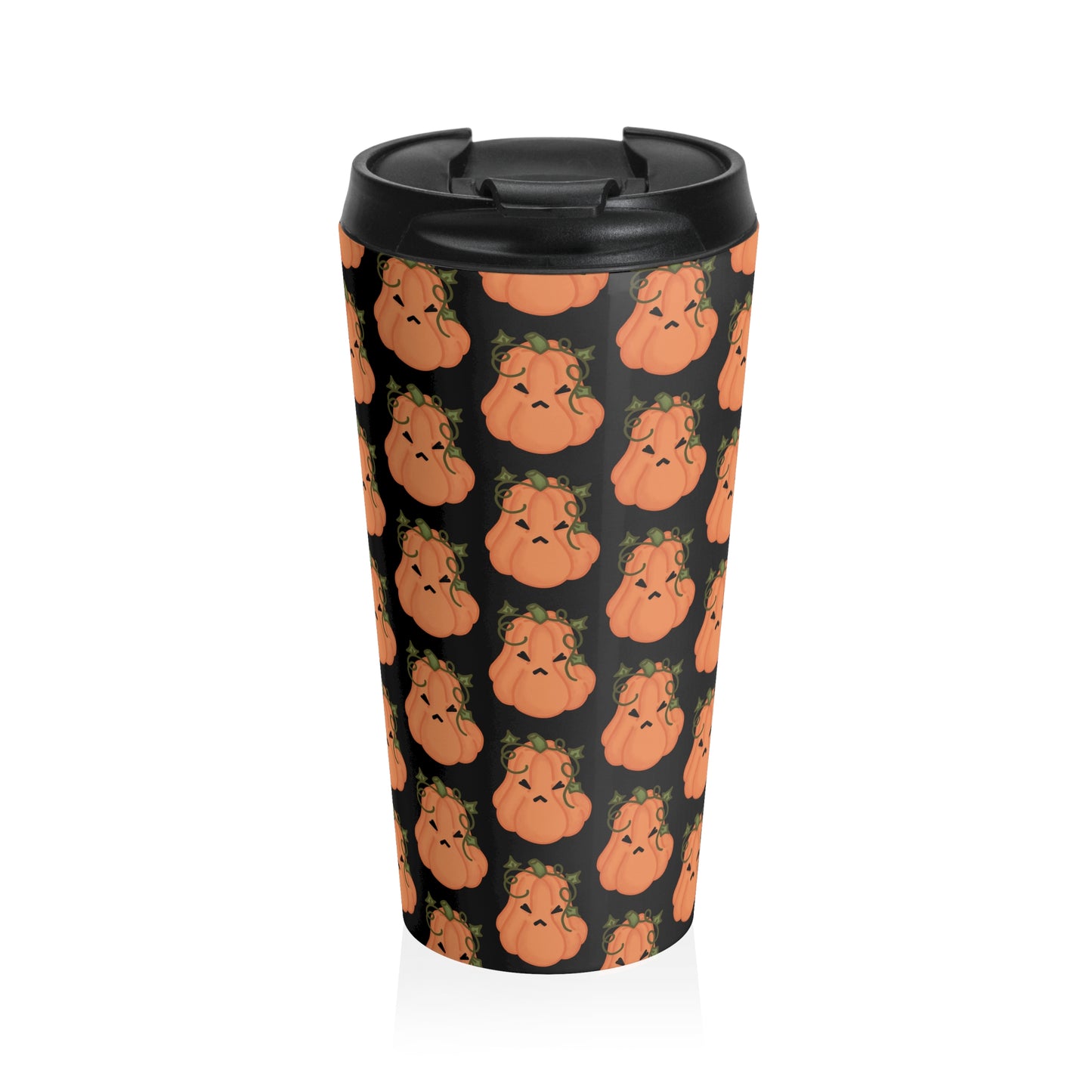 Angry Pumpkin Stainless Steel Coffee Cup