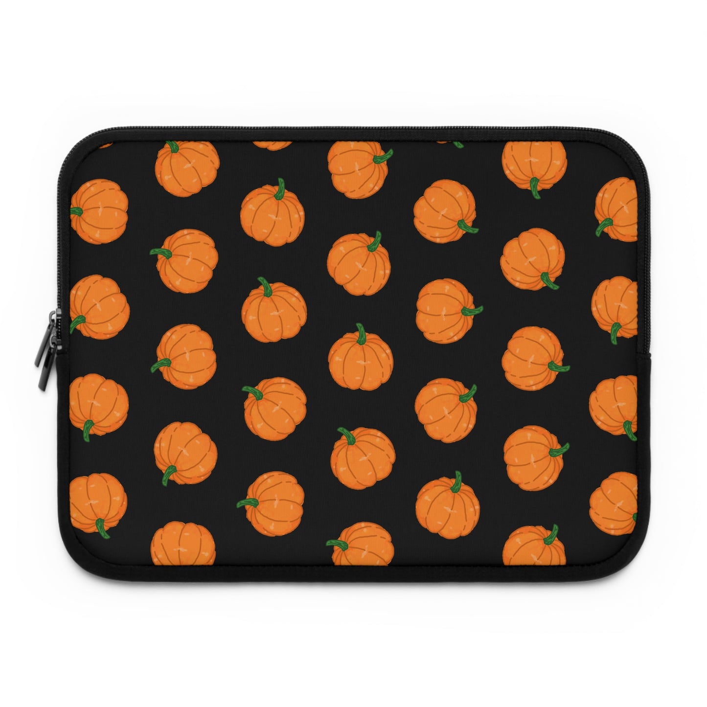 Pumpkin Black Laptop Sleeve