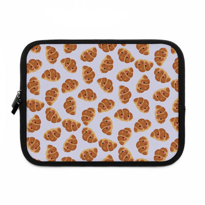Lavender Blushing Croissant Laptop Sleeve