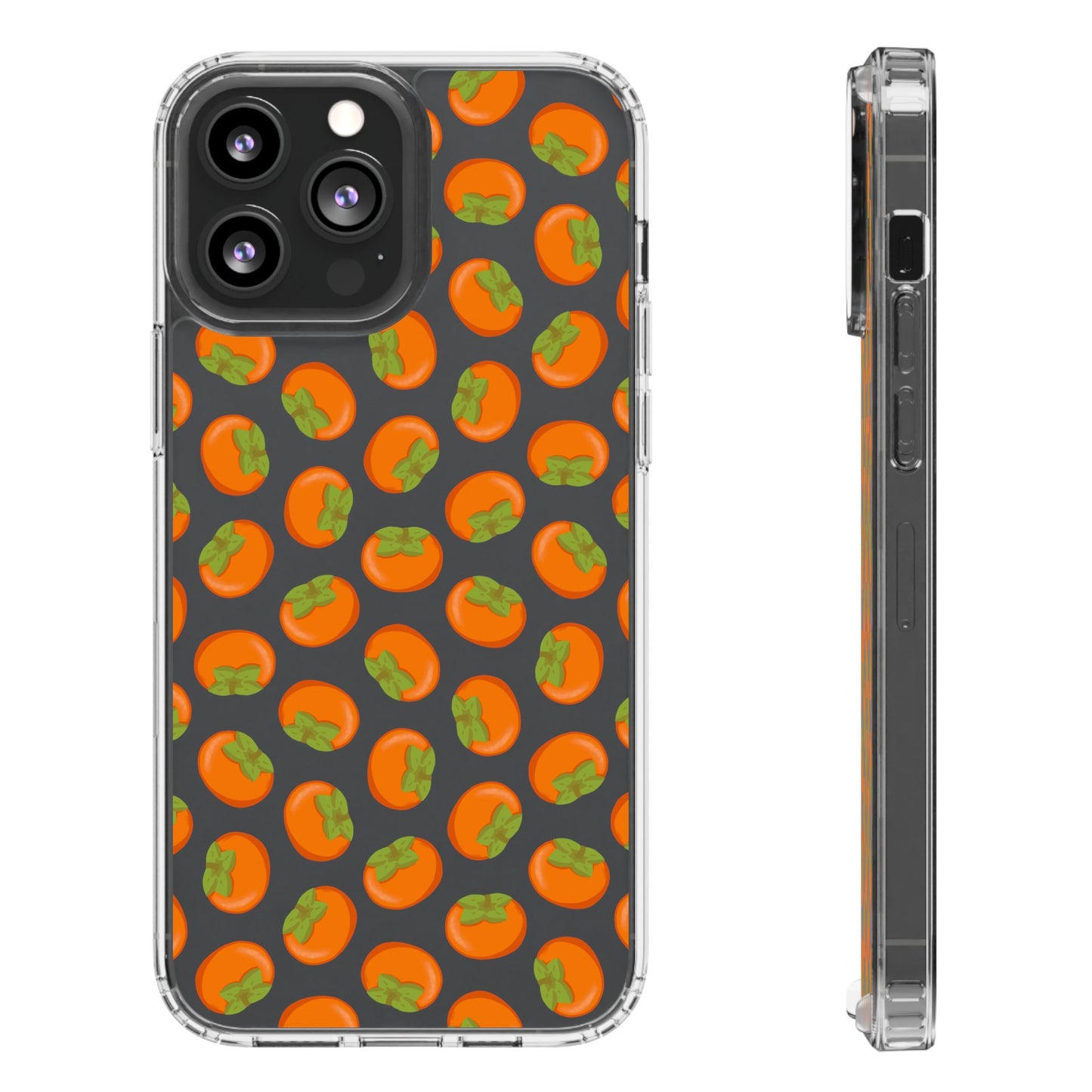 Persimmon Clear Phone Case