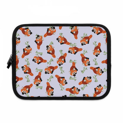 Lavender Red Panda Laptop Sleeve