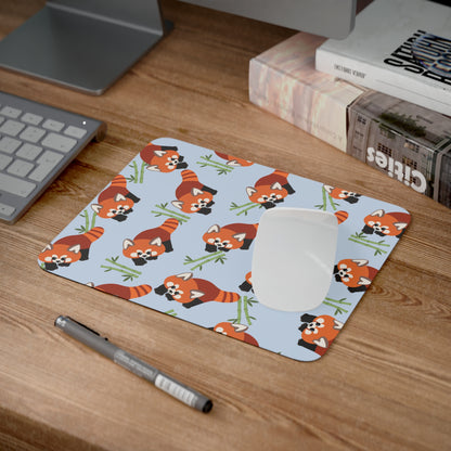 Baby Blue Red Panda Mouse Pad