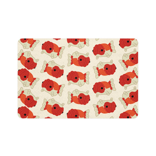 Chubby Goldfish Pet Food Mat