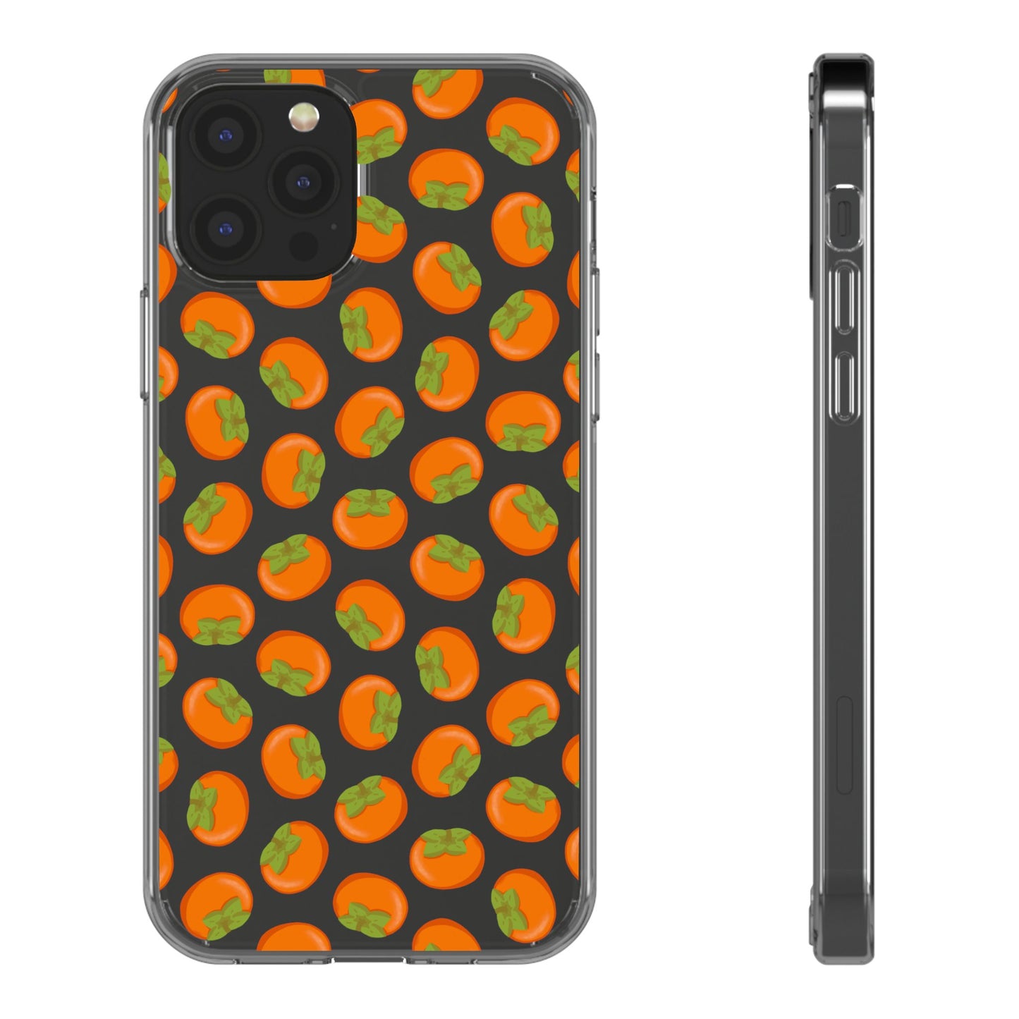 Persimmon Clear Phone Case