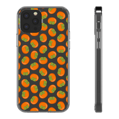 Persimmon Clear Phone Case