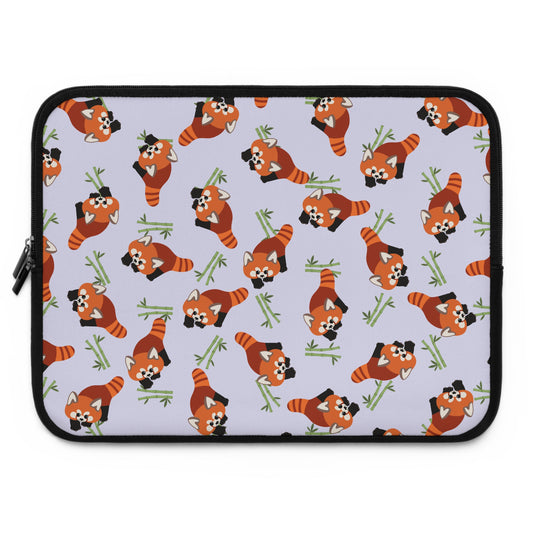 Lavender Red Panda Laptop Sleeve