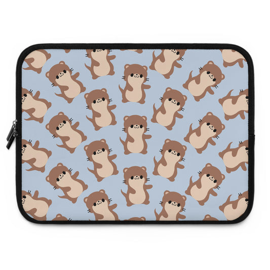 Baby Blue Otter Laptop Sleeve