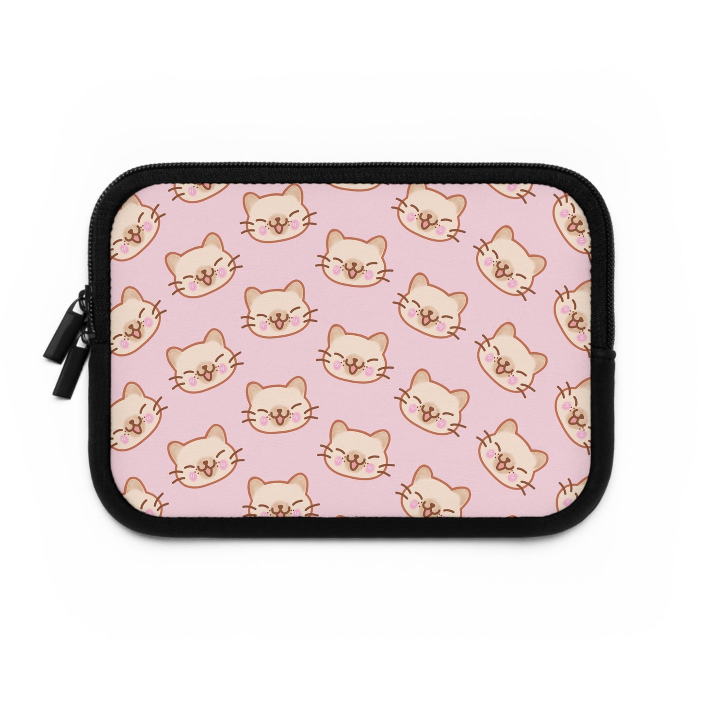 Baby Pink Kitty Kat Laptop Sleeve