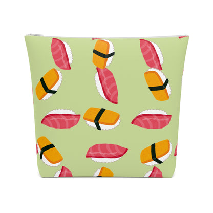 Matcha Green Sushi Cosmetic Bag