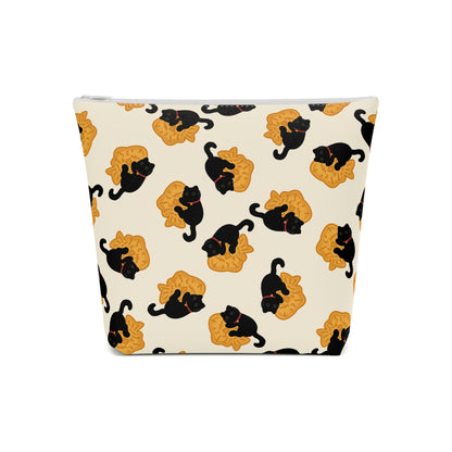 Black Cat Taiyaki Cosmetic Bag