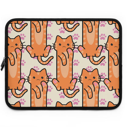 Orange Cat Laptop Sleeve