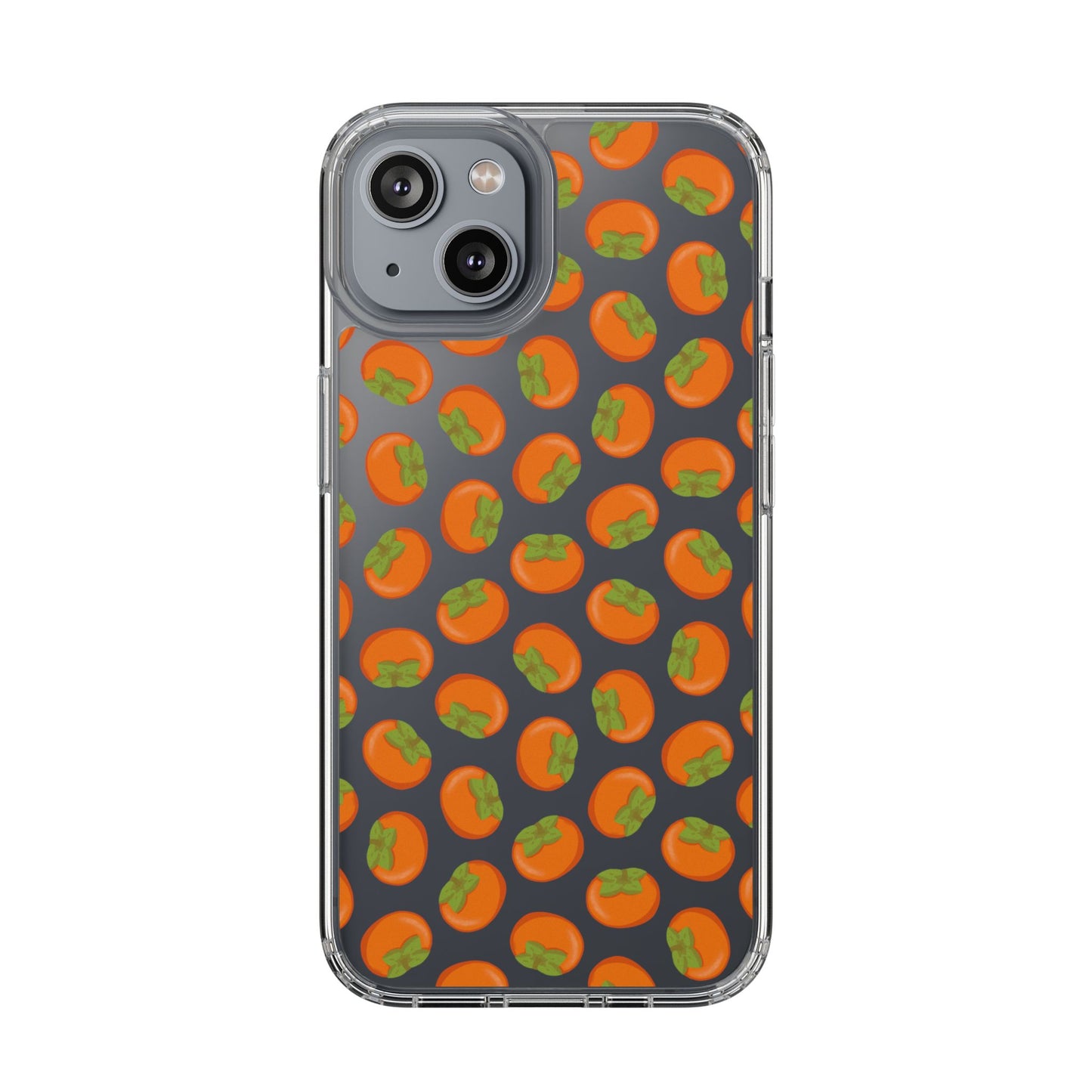 Persimmon Clear Phone Case