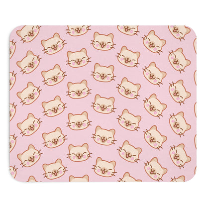Baby Pink Kitty Kat Mouse Pad