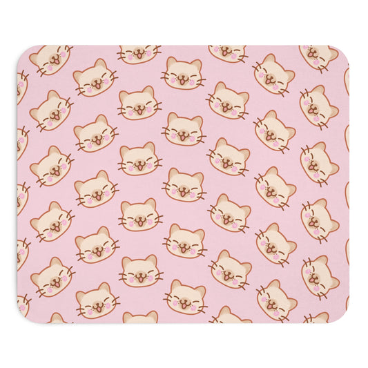 Baby Pink Kitty Kat Mouse Pad