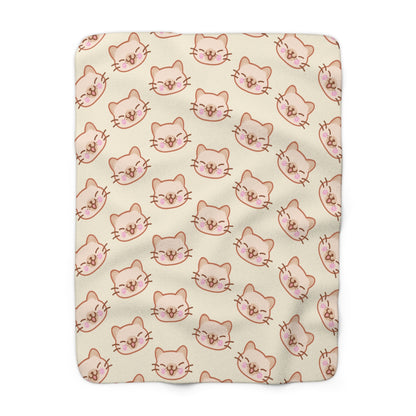 Kitty Kat Cozy Fleece Blanket