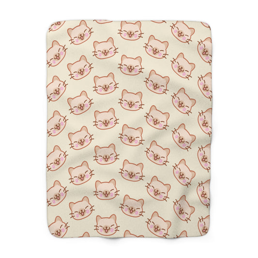 Kitty Kat Cozy Fleece Blanket