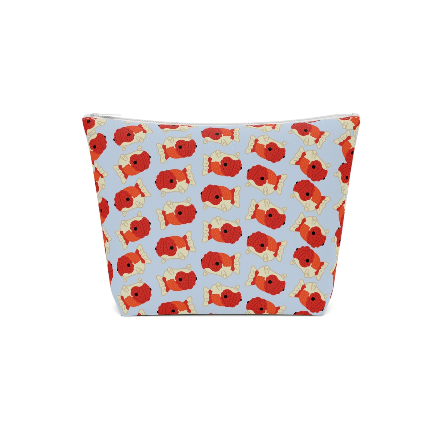 Baby Blue Chubby Goldfish Cosmetic Bag