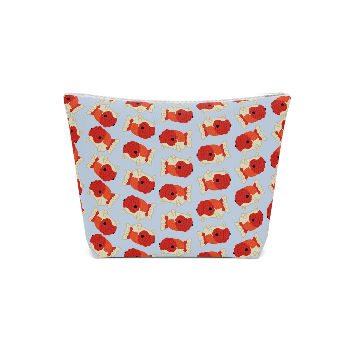 Baby Blue Chubby Goldfish Cosmetic Bag