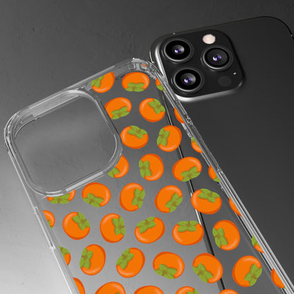 Persimmon Clear Phone Case