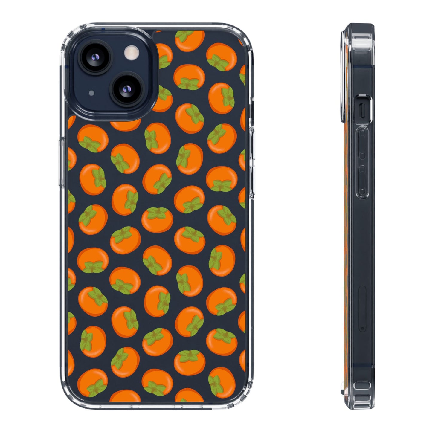 Persimmon Clear Phone Case