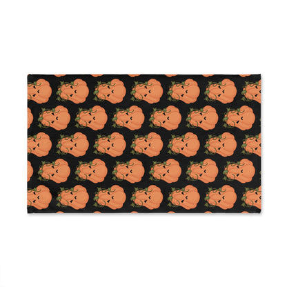 Angry Pumpkin Hand Towel