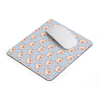 Baby Blue Kitty Kat Mouse Pad
