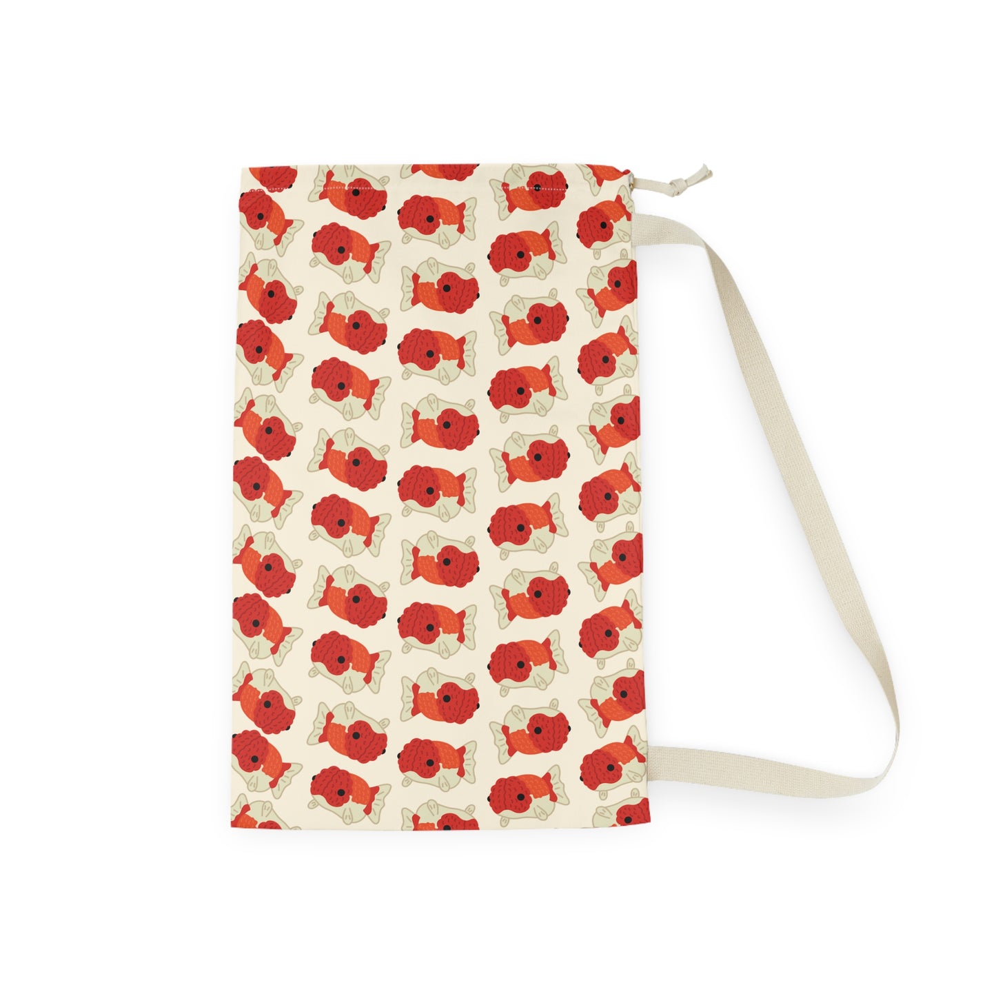 Chubby Goldfish Drawstring Bag
