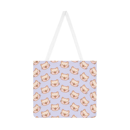 Lavender Kitty Kat Tote Bag