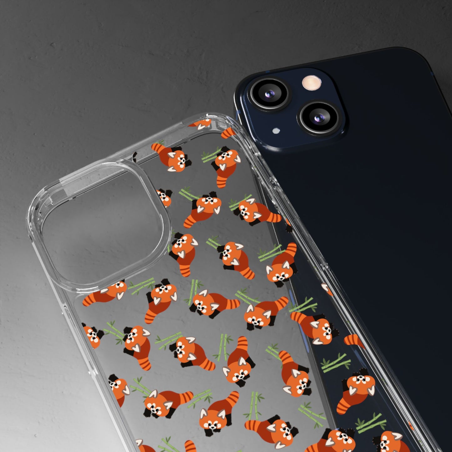 Red Panda Clear Phone Case