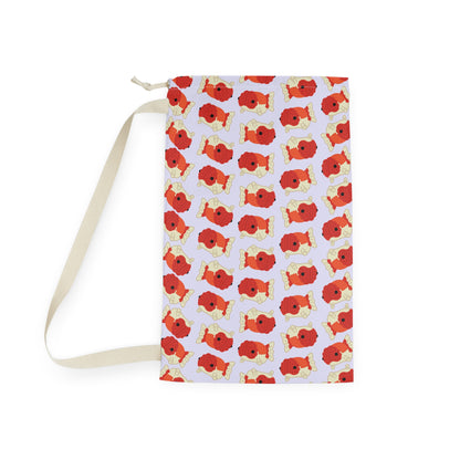 Lavender Chubby Goldfish Drawstring Bag