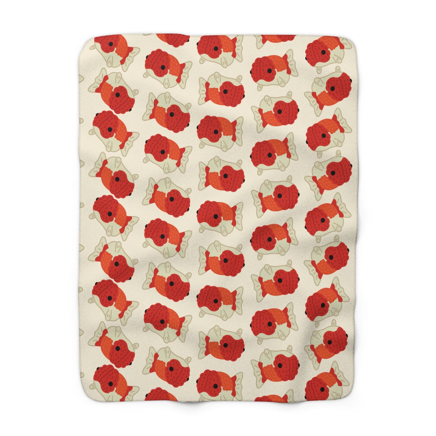 Chubby Goldfish Cozy Fleece Blanket