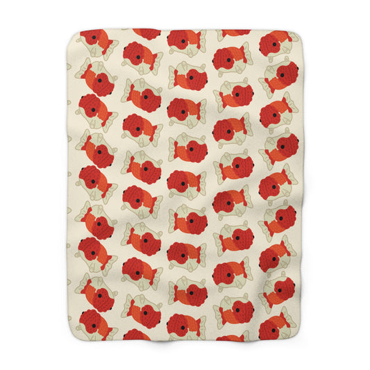 Chubby Goldfish Cozy Fleece Blanket