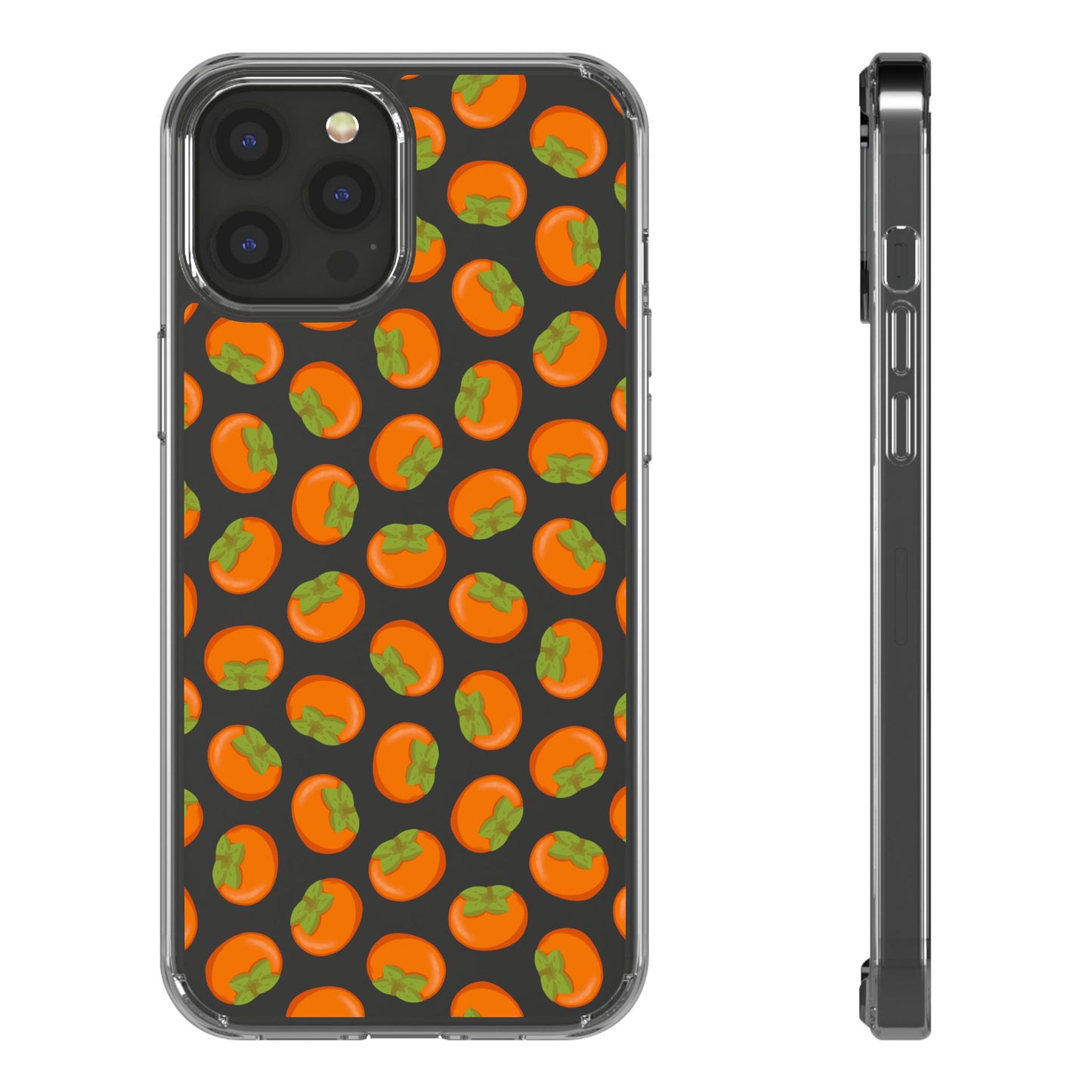 Persimmon Clear Phone Case