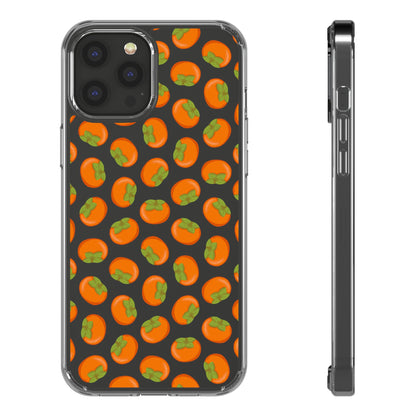 Persimmon Clear Phone Case