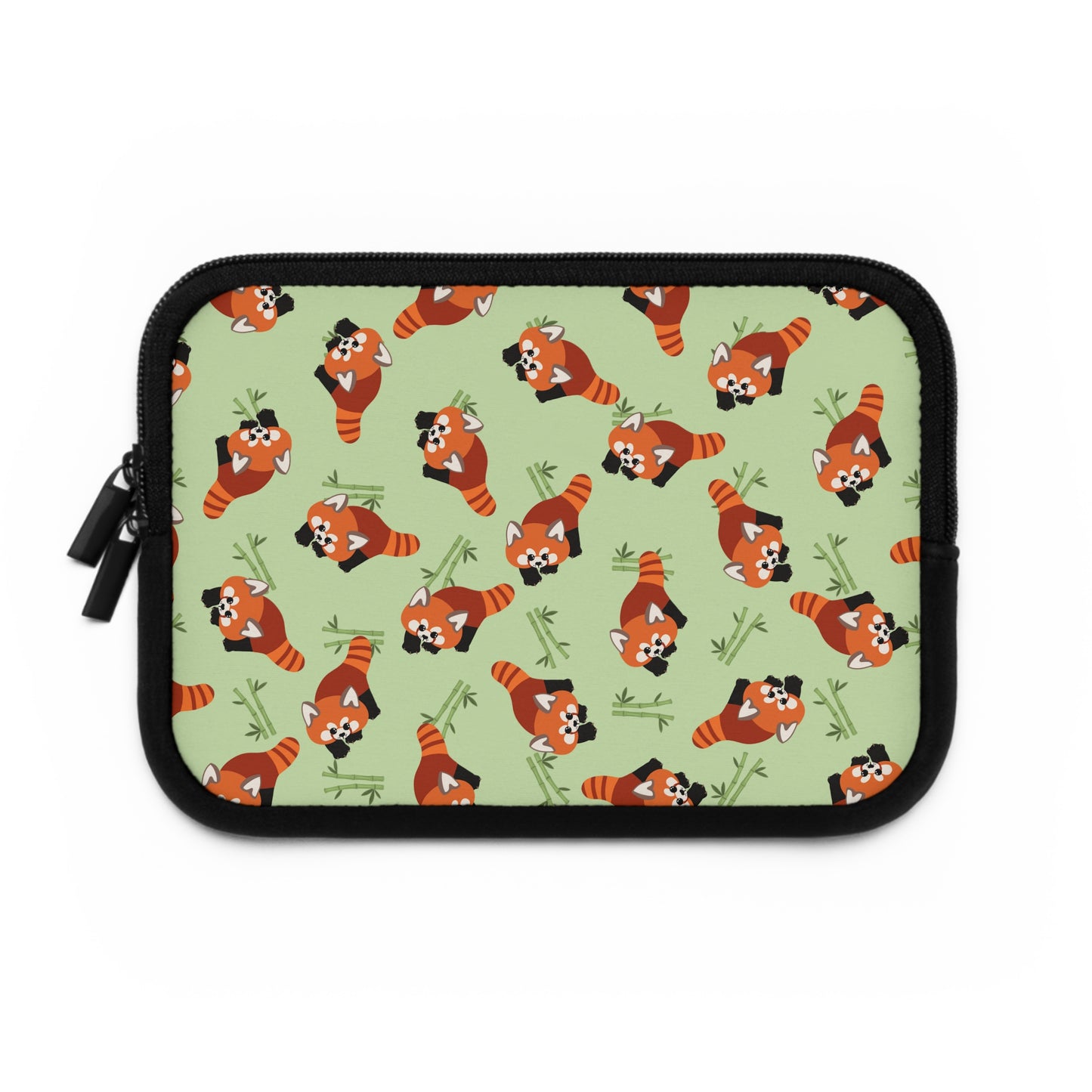 Matcha Green Red Panda Laptop Sleeve