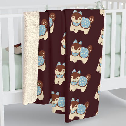 Inu Hariko Cozy Fleece Blanket
