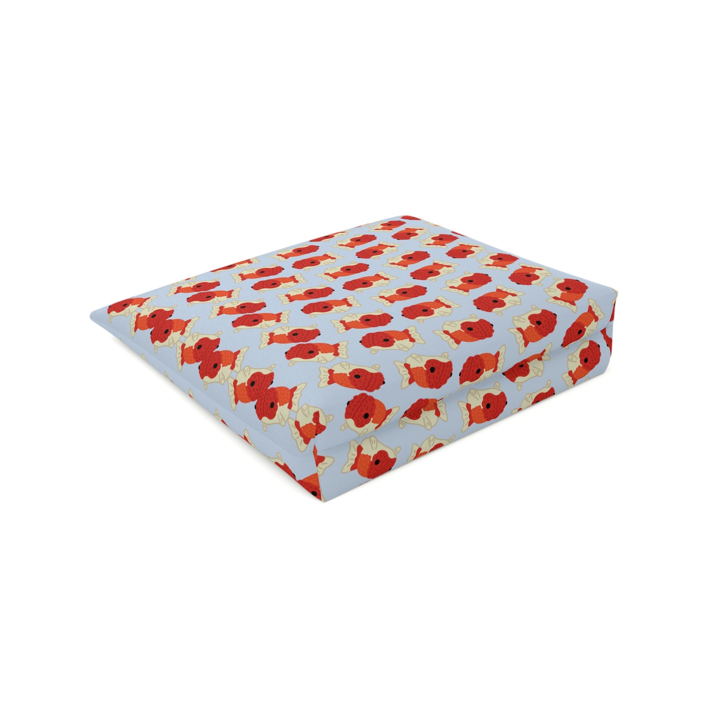 Baby Blue Chubby Goldfish Cosmetic Bag