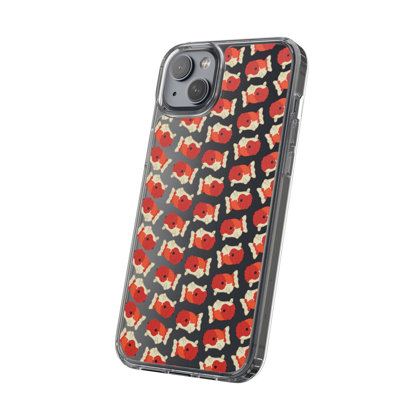 Chubby Goldfish Clear Phone Case