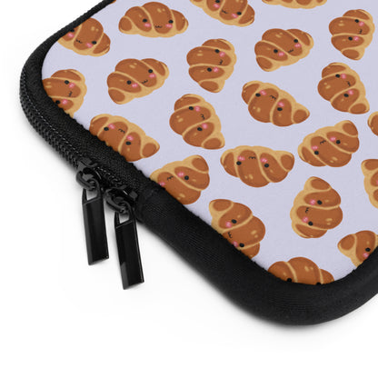 Lavender Blushing Croissant Laptop Sleeve