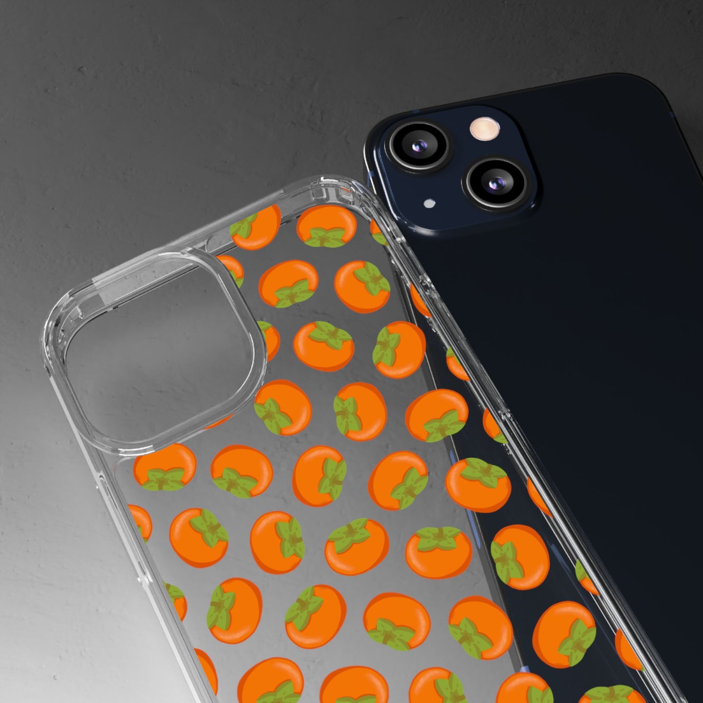 Persimmon Clear Phone Case