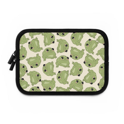 Frog Pattern Laptop Sleeve