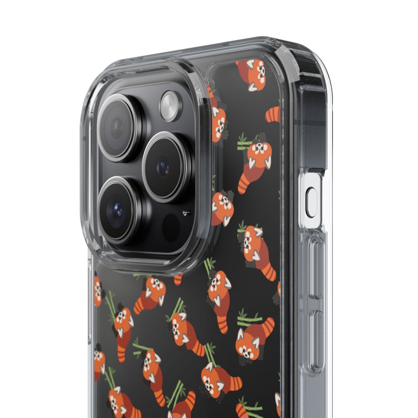 Red Panda Clear Phone Case