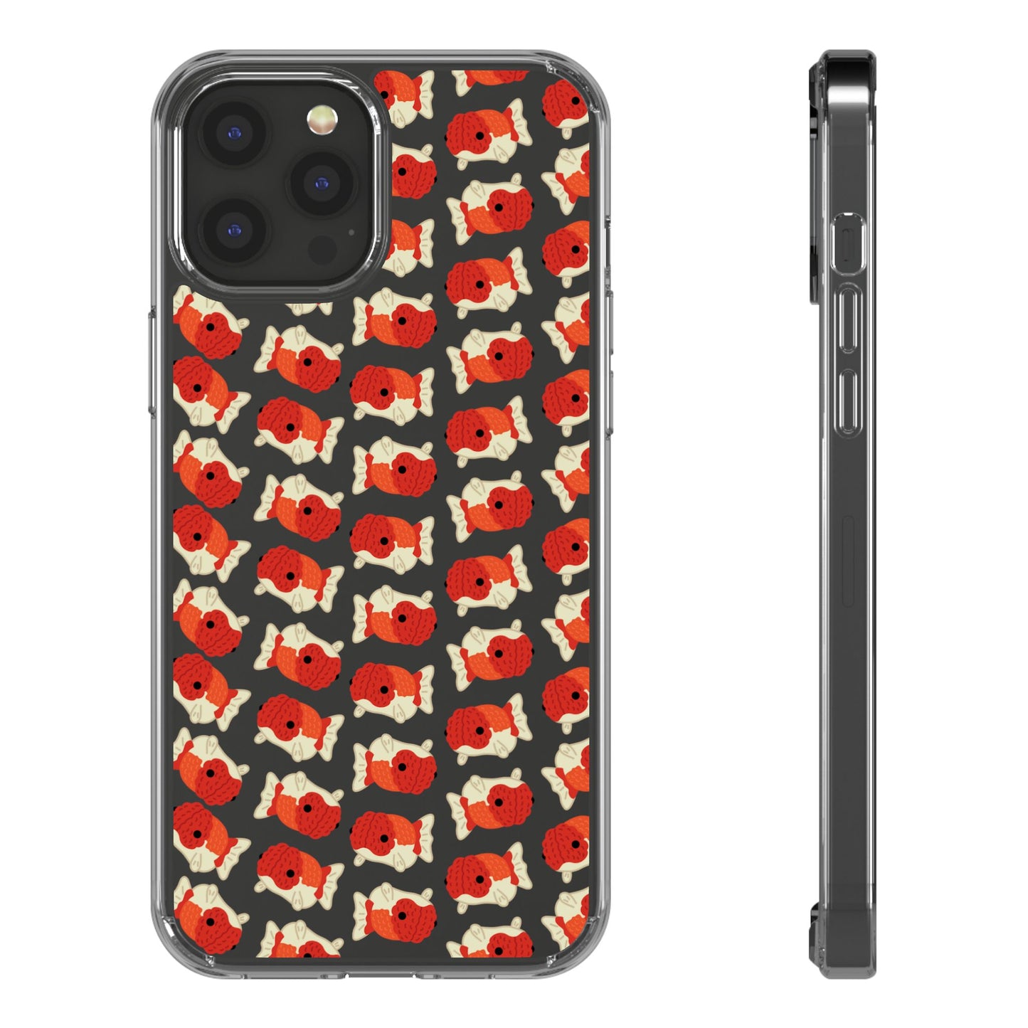 Chubby Goldfish Clear Phone Case