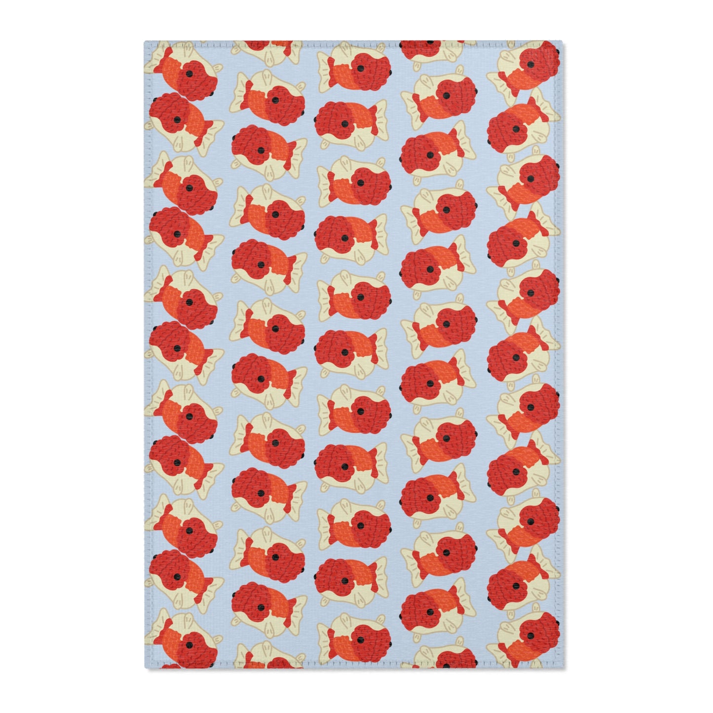Baby Blue Chubby Goldfish Rug