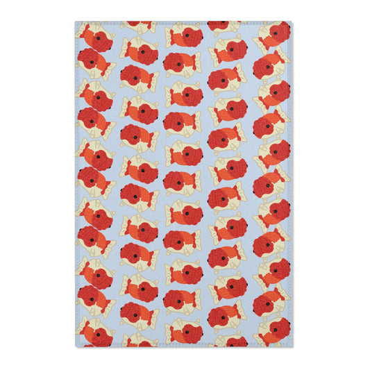 Baby Blue Chubby Goldfish Rug
