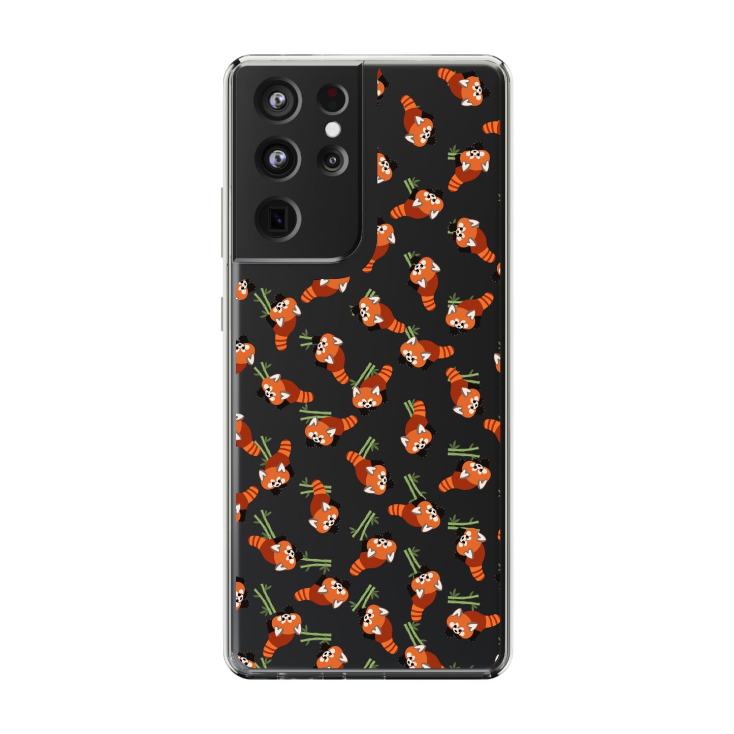 Red Panda Clear Phone Case
