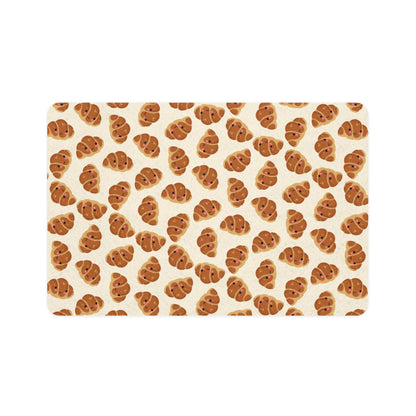 Blushing Croissant Pet Food Mat