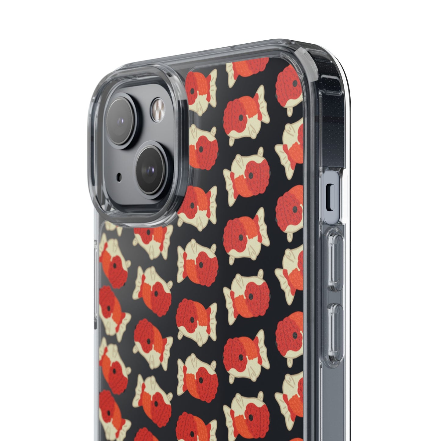 Chubby Goldfish Clear Phone Case